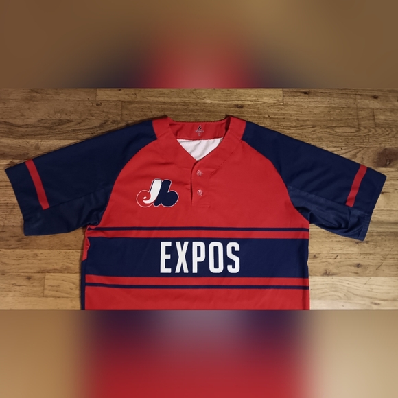 vintage Montreal Expos Baseball #35 jersey Otis Nixon Shirt hoodie sweatshirt - Picture 2 of 4